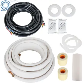 Hp83037 Happy19star 50 Feet 1/4 In - 1/2 Dia. Rubber Air Conditioning Cooling Connection Pipe