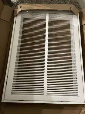 043405 Hart & Cooley And 659w 14 Inch X 20 Register Return Air Filter Grille White Steel