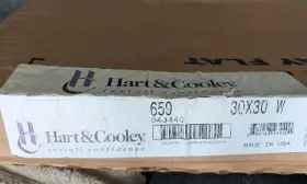 043440 Hart & Cooley And 30 Inch X 659 Return Air Filter Grille New In Worn Box