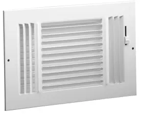 043871-hv Hart & Cooley 12 X 6 W H White Sidewall/ceiling Register And 683 Series 12x6 Inc