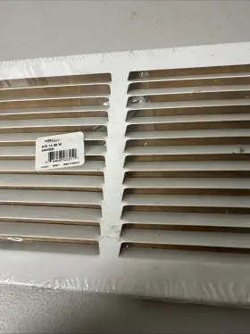 48126 Hart & Cooley And Vent Heat Air Register Steel Cover White Wall Ceiling 8 X 16 #3