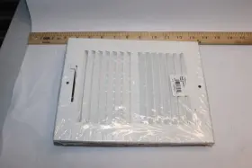 682m0806w Hart & Cooley And Steel Ceiling/sidewall Register Vent White 8 Inch X 6