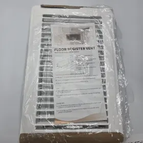 Hart & Cooley 684048107640 Floor Vent 6 X 10 Inch Adjustable Heavy Duty White Wall Registro Howeall