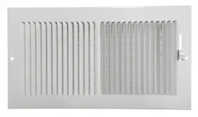 6611 Hart & Cooley 684048108180 And 661 Series 10 Inch X 5 White Ceiling Or Sidewall Register