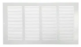 043139 Hart & Cooley 684048431394 650 Series 16 Inch X 8 White Flat Wall Return Air Grille #043139 Fits A W