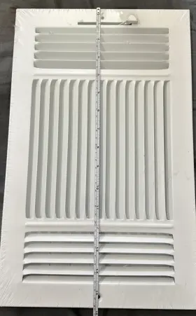Hart & Cooley 703924 Hvac Ceiling/sidewall Register Vent 15.75 Inch X 9.75 For 7.75 Opening