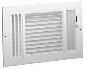 Hart & Cooley 760625647669 12 Inch X 4 W H White Sidewall/ceiling Register 683 Series 12x4 Inches