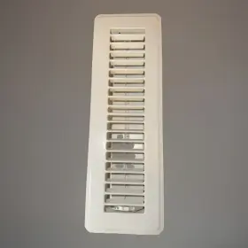 Hart & Cooley Inc 10711 And 421 2x10 Wall/floor Register Vent Cover White Steel Adjustable