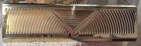 R406-bp Hart & Cooley Baseboard Register/diffuser 18 Inch - Bright Brass Excellent Condition