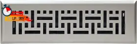 Hartford Ventilation 726084614376 Floor Register 2 Inch X 10 - Decor Vent Cover For Home Heavy