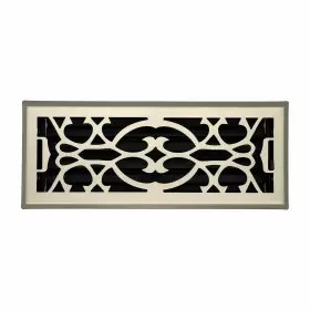 Hartford Ventilation 758913614158 1pc 4 Inch X12 Floor Register Victorian Vent Cover Smooth Glide Damper For Home New
