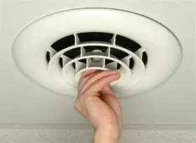 Ht-gb-r1 Havaco Quick Connect White Round Ceiling Diffuser With 8 Inch Boot