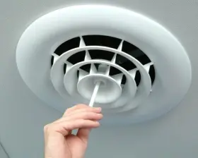 Ht-gb-r1bd Havaco Quick Connect White Round Ceiling Diffuser And 8 Inch Boot With Butterfly Damper