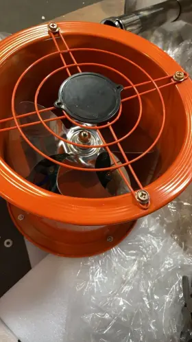 U22s039 Haywhnkn Used 220v 8inch Axial Fan Cylinder Pipe Exhaust Cooling High Temperature
