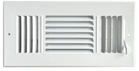 Hbw 963063152092 10 Inch X 4 Duct Opening Size 3-way Stamped Face Steel Ceiling/sidewall Air Sup