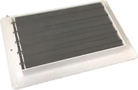 Hbw 963063154188 Two-way Plastic Side Wall/ceiling Register In White 10 Inch W X 6 H For Duct Openi #2