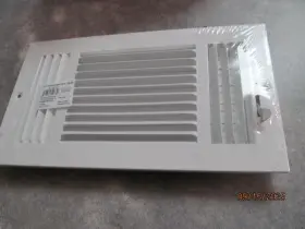 Hd Supply 972051790770 12 Inch X 6 Wall/ceilingmetal Register Vent Cover White Ac Heat Air Grille