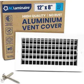 621464-7vte Hdfl No Box 12 X 8 Duct Hole Aluminum Single Deflection Adjustable