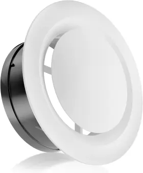 Hg Power 445040955904 5 Inch Soffit Vent Adjustable Air Cover Abs Round Ceiling C