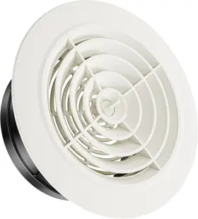 Hg Power Store 745060724472 6 Inch Soffit Vent Round Air Cover With Louver Abs Adjustable Cei