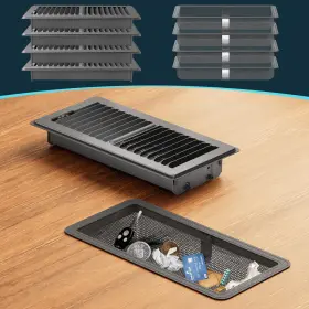 Zh386 Hg Power Floor Register 4 X 10 Inch Pack Heavy Duty Vent Covers For Home With