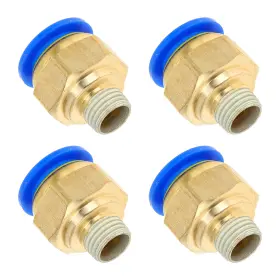 Uu002303a241219 Hihaha Push To Connect Air Fittings 5/8 Inch Male Thread Line Quick Connector Plasti
