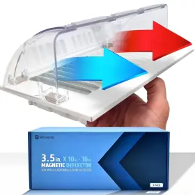 Mad2p Hmmagnets Powerful Magnetic Vent Air And Heat Deflector 2 Pack For Ceiling Floor W