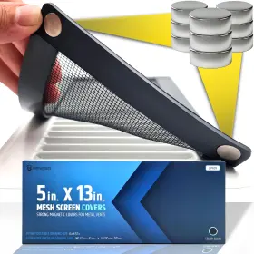 Mvs3 Hmmagnets Powerful Magnetic Vent Screen Mesh Covers 3-pack That Will Never Move Or Fa