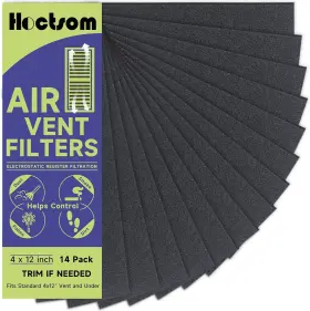 Hoctsom Air Vent Filter 313094895866 4 X 12 Inch Activated Charcoal Floor Heater Carbon Pre