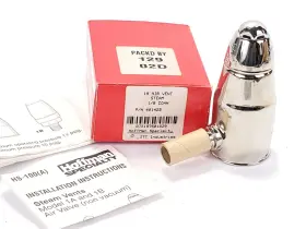 401422 Hoffman Steam Air Vent 1a 1/8 Inch Adjustable Angle Radiator Valve