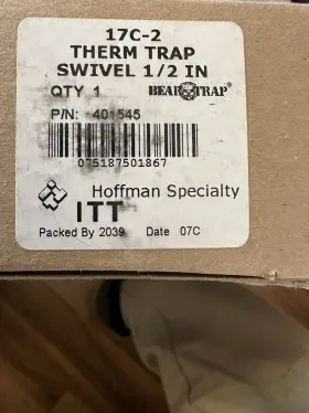 401545 Hoffman Specialty 401542 17c-2 Thermostatic Swivel Short Nipple Steam Trap New In Box