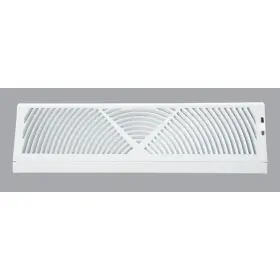 1bb1800wh Home Impressions 18 Inch White Steel Baseboard Diffuser Pack Of 12