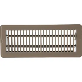 1fl0412br-nh Home Impressions 4 Inch X 12 Brown Steel Floor Register