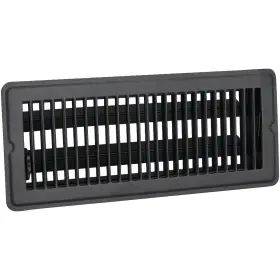 1fl0412mb-nh Home Impressions 4 Inch X 12 Matte Black Steel Floor Register