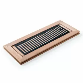 Homewell 764560999500 Red Oak Wood Floor Register Flush Mount Vent With Damper 4x14 Inch U #2