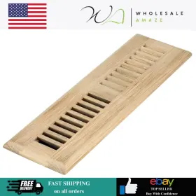 Diwou210d Homewell Wood Floor Register Drop In Vent Cover With Damper