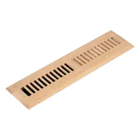 Diwou212 Homewell White Oak Wood Floor Register Drop In Vent Cover 2x12 Inch Unfinished