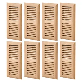 Diwou410dx8 Homewell Unfinished 4x10 Inch White Oak Floor Register Vent - Drop-in Design