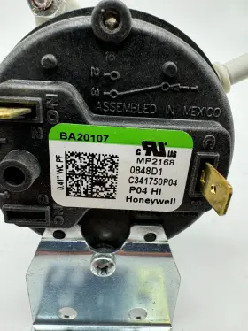 C341750p04 Honeywell Ba20107 High And Low Furnace Air Pressure Switch Q43 #2