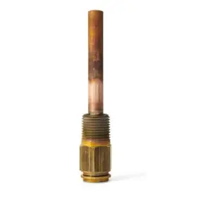 121371m Honeywell Home Immersion Well Copper 3/4npt 3 Inch Depth