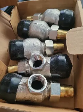 V110f1002 Honeywell Thermostatic Radiator Valve Side-mount Angle Set Of 5