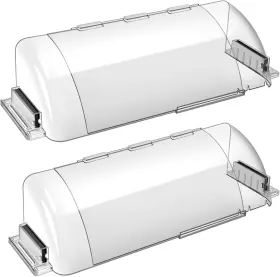 9-15.5 Hopyane 744110895353 Inch Adjustable Air Vent Deflectors 2 Pack Clear Magnetic And Heat Def