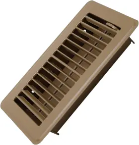 Howeall 313020762798 4 Inch X 8 Floor Register - Heavy Duty Steel Walkable Vents Easy Adjust Air
