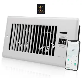 Howeall 313021120122 Super Quiet Register Booster Fan For 6 Inch X 10 Holes Smart Ven