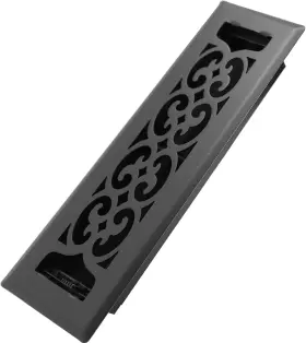 Howeall 705353373060 2x10 Inches Heavy Duty Walkable Floor Register Easy Adjust Air Supply Lever Floo