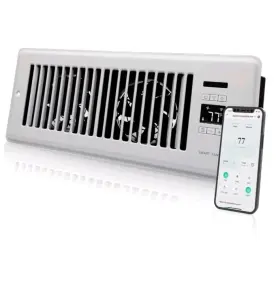 Howeall 744110289503 Super Quiet Register Booster Fan For 4 Inch X 12 Holes Smart Vent