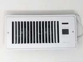 Hw-410-wt-vfsr Howeall White 10 Watts Smart Register Booster Fan 4 Inch X10