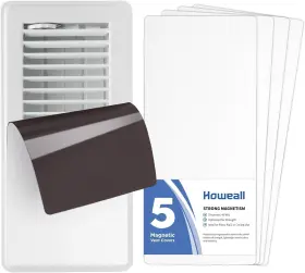 Mvcwt5pc Howeall High Strength Magnetic Vent Cover For Home 5 Pack 4.84 Inch X 10.83 Floor Wa