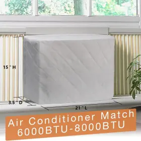 Hoxha 313037655601 Indoor Air Conditioner Cover For Window Units Double Insulation Anti-rust #2