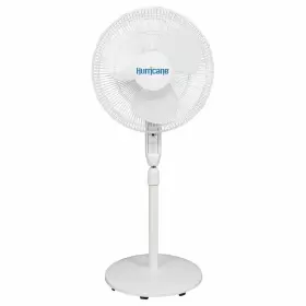 90489913 Hurricane Supreme 16 Inch 90 Degree Oscillating Indoor 3 Speed Pedestal Floor Stand Fanhj